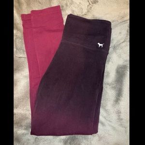 Pink VS ombré leggings